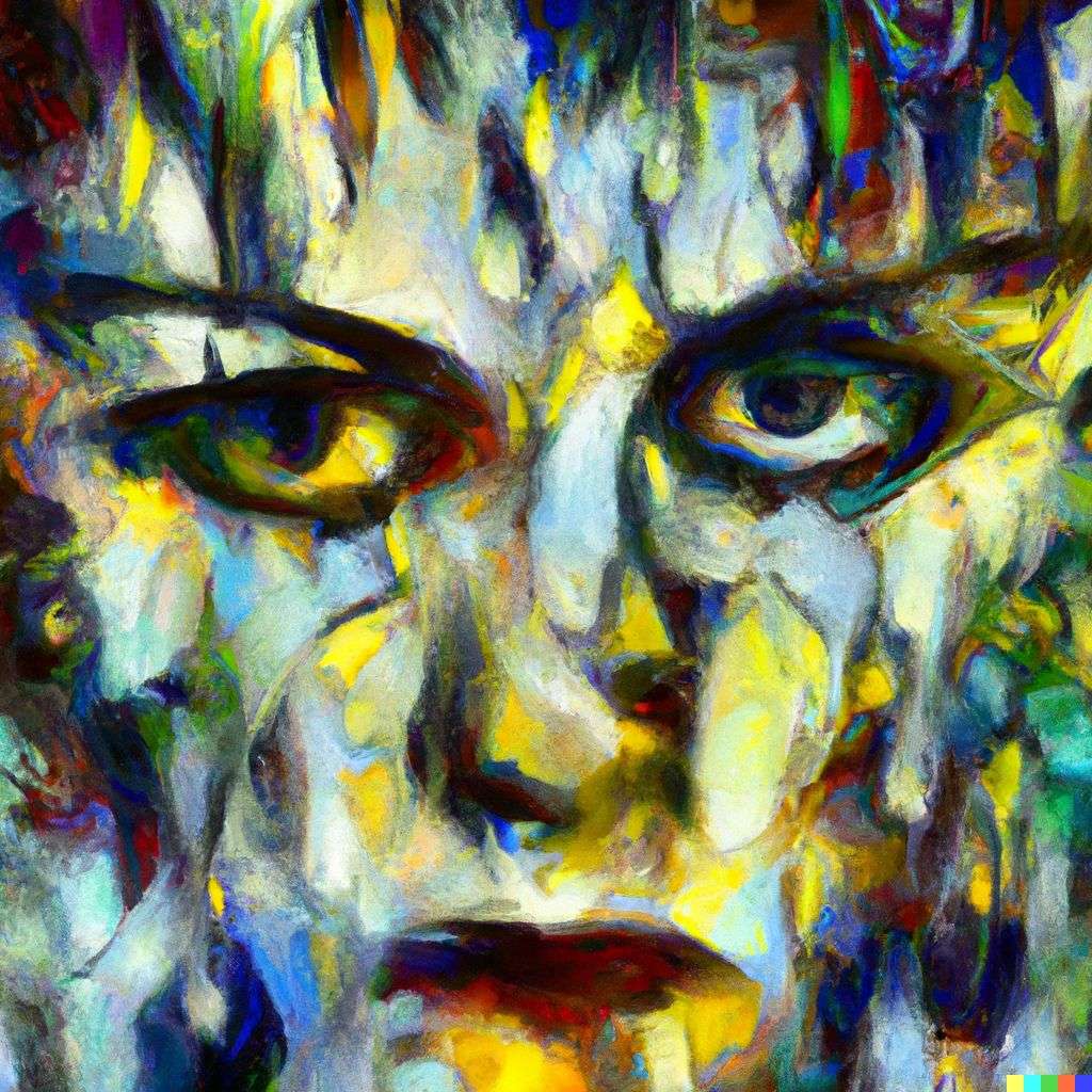 a representation of anxiety, painting by Leonid Afremov